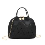 Wholesale Simple Solid Color Portable Shell HandBags Crossbody Bag - Image 4