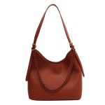 Wholesale Women Fashion Casual Simple Solid Color Chain Large Capacity Shoulder Bag - Image 5