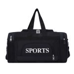 Wholesale Men Leisure Sports Alphabet Large Capacity Oxford Duffle Bag - Image 4