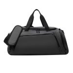 Men Leisure Sports Solid Color Large Capacity Oxford Duffle Bag - Image 4