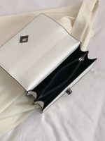 Wholesale Women Fashion Casual Solid Color Snake-Pattern Chain Small Square Shoulder Bag - Image 5