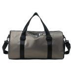 Men Leisure Sports Alphabet Large Capacity PU Duffle Bag - Image 4