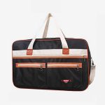 Wholesale Men Casual Sports Basic Color-Block Foldable Large Capacity Oxford Duffle Bag