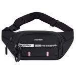 Multifunctional Crossbody Waterproof Sports Men Casual Multi Pocket Design Solid Color Large Capacity Waist Chest Bag - Image 5