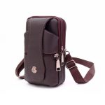 Genuine Leather Multifunctional Belt Mobile Phone Waist Bag - Image 5