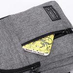 Men Fashion Double Zipper Waist Chest Bag - Image 6