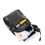 Wholesale Men Fashion Casual Business PU Letter Zipper Chest Bag - Image 3