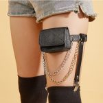 Wholesale Middle Minimalist Mini Garter Leg Ring Chain Mini Leg Bag