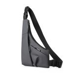Men Fashion Casual Solid Color Commuter Chest Bag - Image 5
