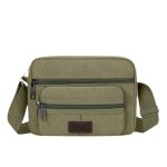 Wholesale Men Fashion Casual Commuter Canvas Crossbody Bag - Image 5