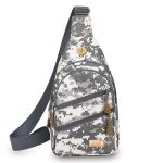 Wholesale Men Fashion Casual Commuter Camouflage Canvas Chest Bag - Image 5