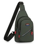 Men Fashion Casual Commuter Oxford Chest Bag - Image 5