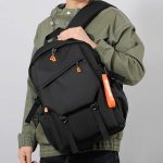 Wholesale Men Casual Business Basic Commuter Oxford Backpacks Bag - Image 2