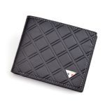 Wholesale Men Simple Casual Diamond Multi-Card Square Wallet - Image 5