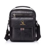 Wholesale Men Casual Basic Commuter Zipper PU Crossbody Bag - Image 4