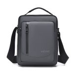 Wholesale Men Casual Basic Commuter Zipper PU Crossbody Bag - Image 5