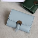 Women Fashion Solid Color Retro Tri-Fold Compact Wallet - Image 7