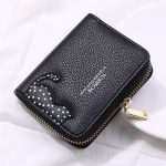 Women Fashion Personality Pu Leather Zipper Short Wallet - Image 7