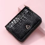 Women Fashion Crocodile Pattern Wallet - Image 6