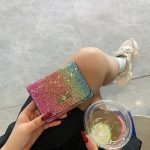 Women'S Fashion Sequin Tri-Fold Design Compact Wallet - Image 7