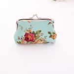 Women Fashion Creative Canvas Rose Buckle Short Wallet - Image 7