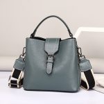 Wholesale Women'S Fashion All-Match Bucket Bag Genuine Leather Handbag - Image 4