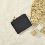 Women Fashion Retro Zipper Folding Mini Wallet - Image 4