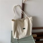 Wholesale Women Fashion Large Capacity Fashion Printed Shopping Bag Canvas Tote Bag - Image 6