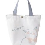 Wholesale Women Simple Cartoon Cute Lamb Print Canvas Shopping Bag - Image 5