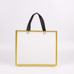 Wholesale Simple Contrast Color Clothing Packaging Shopping Bag - Image 8
