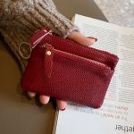 Women Fashion Simple Mini Zipper Leather Wallets - Image 5