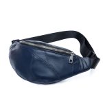 Women Simple Leather Zipper Chest Bag - Image 5