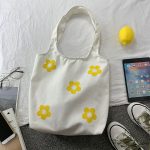 Wholesale Women Fashion Floral Print Large Capacity Canvas Tote Bag - Image 5