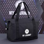 Men Leisure Sports Alphabet Large Capacity Oxford Duffle Bag - Image 3