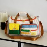 Wholesale Men Leisure Sports Basic Multicolor Dry And Wet Separation Large Capacity Oxford Duffle Bag