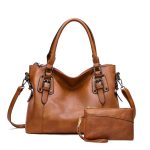 Wholesale Fashion Women Vintage Simple Shoulder Tote Bag - Image 7