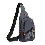 Wholesale Men Fashion Casual Basic Commuter Camouflage Nylon Chest Bag - Image 6