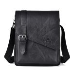 Wholesale Men Casual Basic Commuter Zipper PU Crossbody Bag - Image 5
