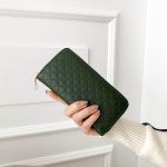 Wholesale Women'S Fashion Rhombus Indentation Long Zipper Large Capacity Coin Purse - Image 6