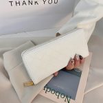 Wholesale Women'S Fashion Crease Woven Mid Zip Coin Purse - Image 6