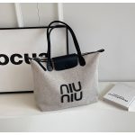 Wholesale Summer Women Fashion Casual Large Capacity Letter Canvas Tote Bag