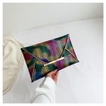 Wholesale Women Fashion Simple Smob Color Block Rectangular Purses