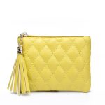 Women'S Fashion Diamond Embroidered Pu Leather Short Tassel Wallet - Image 7