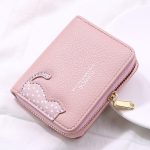 Women Fashion Personality Pu Leather Zipper Short Wallet - Image 8