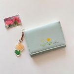 Women Fashion Tulip Simple And Fresh Short Wallet - Image 7