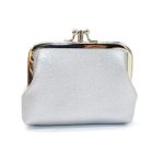 Women Fashion Solid Color Clip Compact Wallet - Image 8