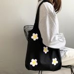 Wholesale Women Fashion Floral Print Large Capacity Canvas Tote Bag - Image 6