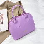 Wholesale Simple Solid Color Portable Shell HandBags Crossbody Bag - Image 5