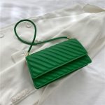 Wholesale Women Fashion Simple Embroidered Thread One-Shoulder Diagonal Bag - Image 7