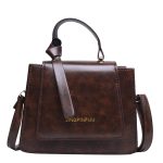 Wholesale Women'S Fashion Autumn Winter Retro PU Strap Small Square Crossbody Bag - Image 7